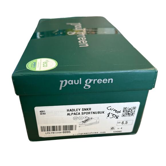 Paul Green Hadley Sneaker 🤎 Alpaca Taupe Nubuck – Size 6.5 – NWT - Picture 9 of 11